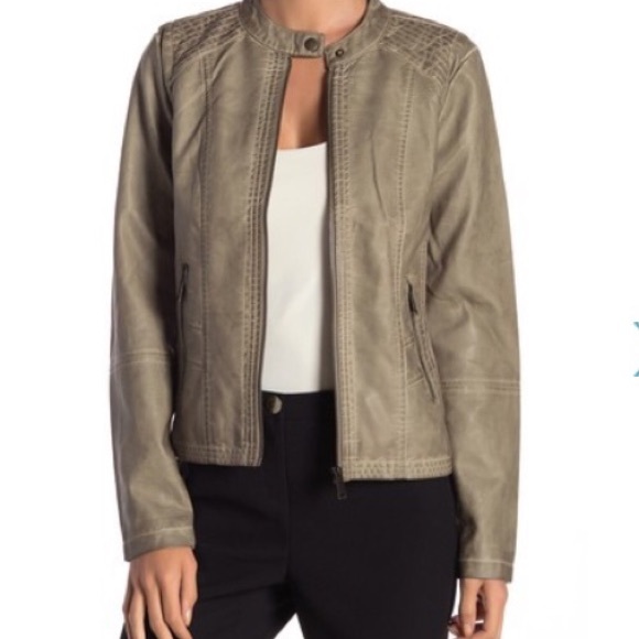 sebby collection leather jacket